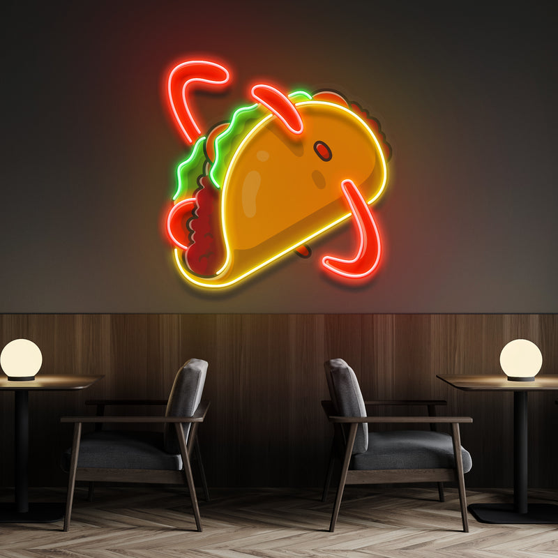 Mexico Taco Restaurant Artwork Led Neon Sign Light