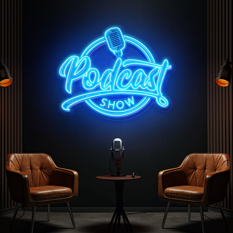 Podcast Show Artwork Led Neon Sign Light