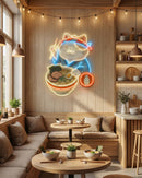 Ramen Cat Neon Sign – Cute Japanese Food LED Neon Wall Art