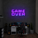 Gaming Neon Sign – “Game Over” LED Wall Light