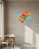 Sushi Platter LED Neon Sign for Japanese Restaurant Decor