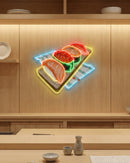 Sushi Platter LED Neon Sign for Japanese Restaurant Decor