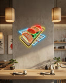 Sushi Platter LED Neon Sign for Japanese Restaurant Decor