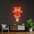 Sweet Cute Vampire Ice Cream Artwork Led Neon Sign Light