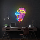 Sweet Summer Cute Ice Cream Artwork Led Neon Sign Light