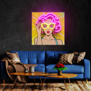 Wow Pop Art Led Neon Sign Light