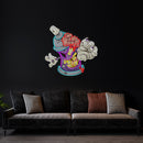 Zombie Spray Can Cartoon Artwork Led Neon Sign Light