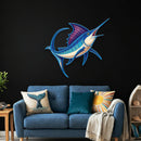 Ocean Neon Sign – Marlin Wall Art for Beach House