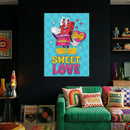 Retro Cartoon Neon Sign – Sweet Aesthetic Wall Decor
