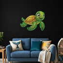Cute Ocean Neon Sign – Turtle LED Wall Art