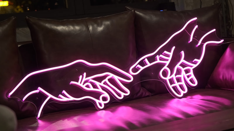 Hand Of God Led Neon Sign Light