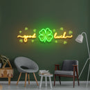 Good Luck Saint Patrick's Day Artwork Led Neon Sign Light