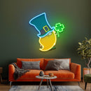 Goblins Luck Saint Patrick's Day Artwork Led Neon Sign Light
