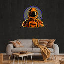 Astronaut Emblem Neon Artwork Led Neon Sign Light