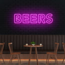 Beers Led Neon Sign Light