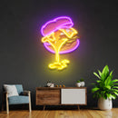 Burger Neon Acrylic Artwork Led Neon Sign Light