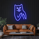 Cat Birdie Led Neon Sign Light