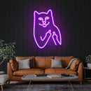 Cat Birdie Led Neon Sign Light