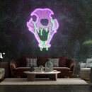 Cat skull Art Work Led Neon Sign Light