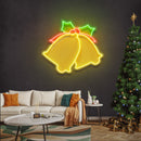Christmas Double Bell Led Neon Sign Light