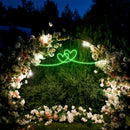 Double Heart Led Neon Sign Light
