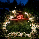 Double Heart Led Neon Sign Light