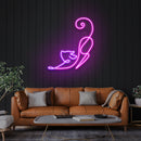 Downward Facing Cat Led Neon Sign Light