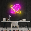 Doughnut Planet Artwork Led Neon Sign Light