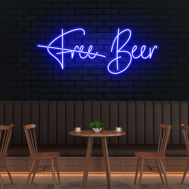 Free Beer Led Neon Sign Light