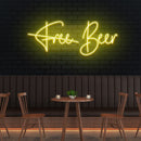 Free Beer Led Neon Sign Light