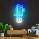 Game Boy Artwork Led Neon Sign Light