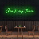 Gin to My Tonic Led Neon Sign Light