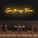 Gin to My Tonic Led Neon Sign Light