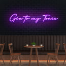 Gin to My Tonic Led Neon Sign Light