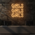 Girls Girls Girls Led Neon Sign Light