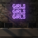 Girls Girls Girls Led Neon Sign Light