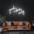 Good Vibes Only 2 Led Neon Sign Light