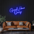 Good Vibes Only LED Neon Sign Light