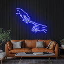 Hand Of God Led Neon Sign Light