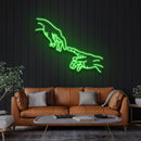 Hand Of God Led Neon Sign Light