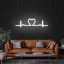 Heart Beat Led Neon Sign Light