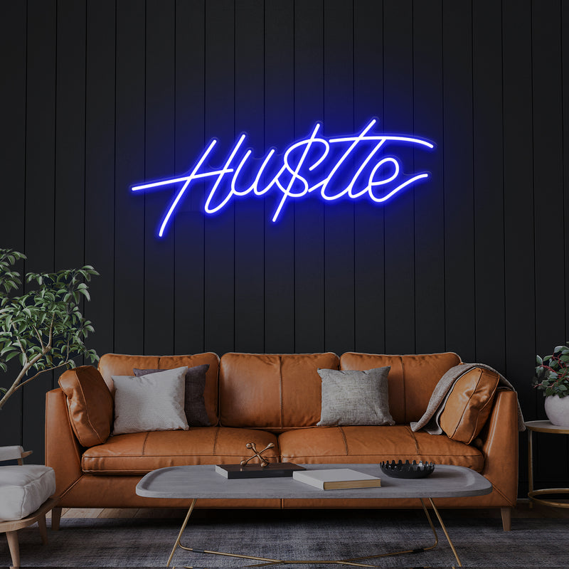 Hustle Led Neon Sign Light