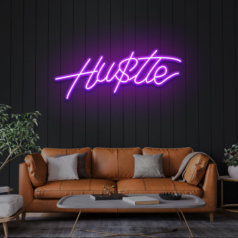 Hustle Led Neon Sign Light
