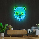 Ice Head Bear Artwork Led Neon Sign Light