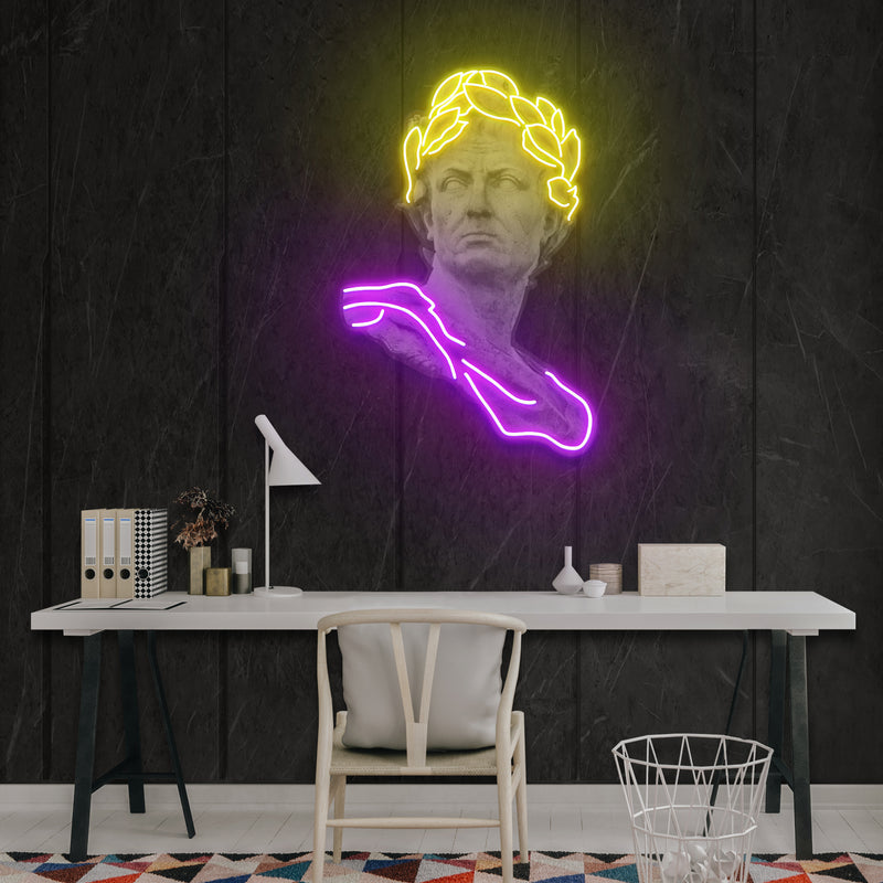 Julius Caesar Neon Artwork Led Neon Sign Light