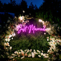 Just Married Led Neon Sign Light