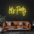 Let's Party Led Neon Sign Light