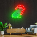 Lip Skateboard Artwork Led Neon Sign Light