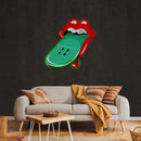 Lip Skateboard Artwork Led Neon Sign Light