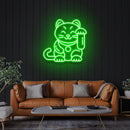 Lucky Cat Led Neon Sign Light